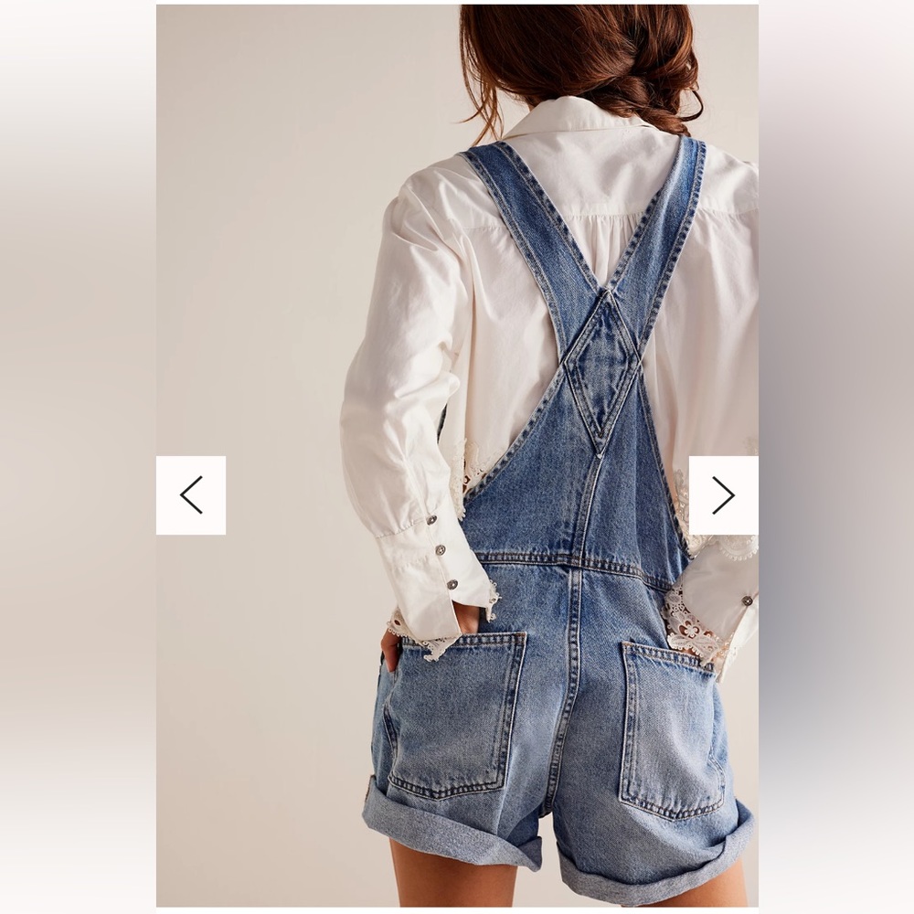 Free People Ziggy Shortalls - Size M